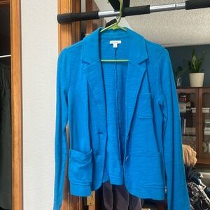Cute blue blazer Caslon  brand in good shape